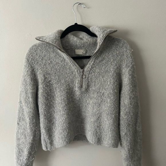 Wilfred Free Gwyneth sweater zip wool alpaca sz xs - Picture 3 of 6